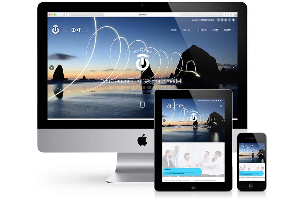 Die neue Robiotic Webseite